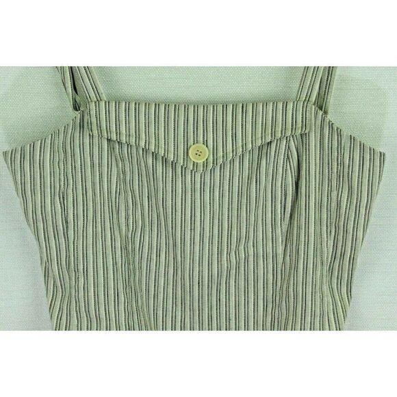 BCBG Maxazria Womens Romper Size 2 Striped Linen NEW - Picture 2 of 6